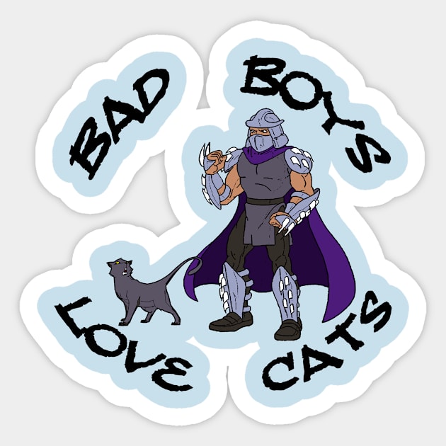 Bad Boys Love Cats #3 Sticker by BradyRain